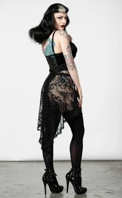 Killstar Be Veiled Lace Basque 18 Killstar Be Veiled Lace Basque
