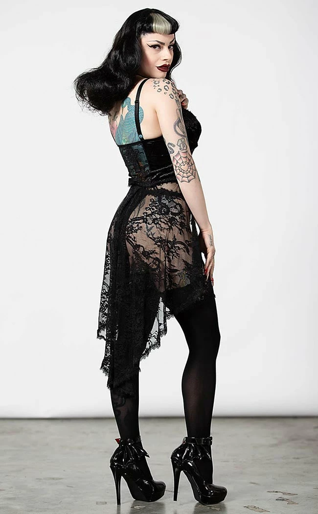 Killstar Be Veiled Lace Basque 7 Killstar Be Veiled Lace Basque