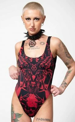Killstar Beach Beast Swimsuit Clothing