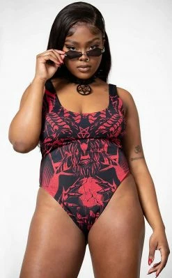 Killstar Beach Beast Swimsuit Clothing