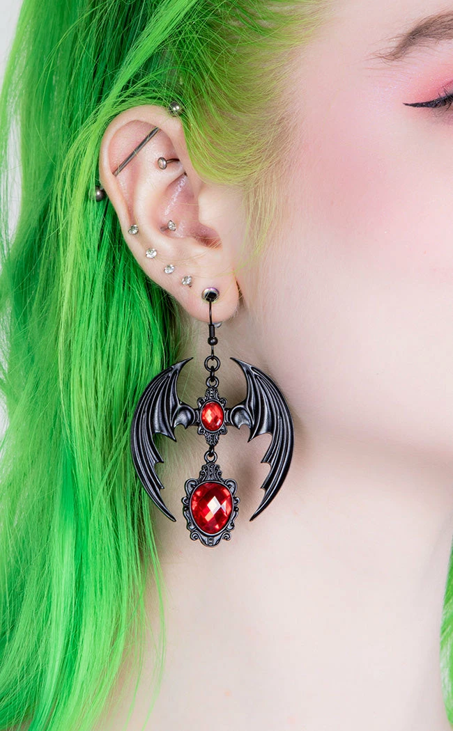 Killstar Beauty In The Dark Earrings 3 Killstar Beauty In The Dark Earrings