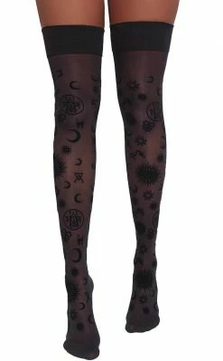 Killstar Believe In Magic Stockings Clothing
