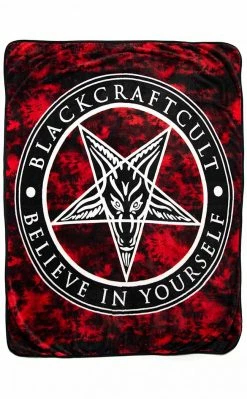 BlackCraft New Arrivals Believe In Yourself Throw Blanket | Blood Moon