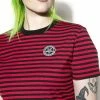 BlackCraft Believe In Yourself Striped Tee | Red