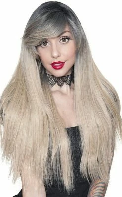 Rockstar Wigs Beauty Bella Dark Root Long Blonde Mix Wig