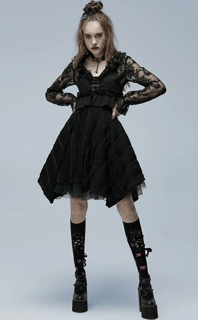 Punk Rave Belladonna Lace Shirt Clothing 4 Punk Rave Belladonna Lace Shirt Clothing