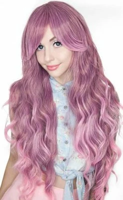 Rockstar Wigs Belle Long Rose Ombre Wavy Wig