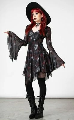 Killstar Bellflora Mesh Dress