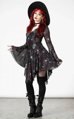 Killstar Bellflora Mesh Dress