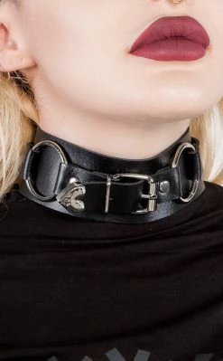 Cold Black Heart Belt It Out Choker | Black