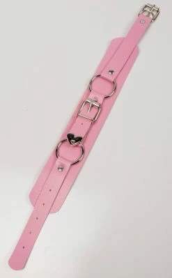 Cold Black Heart Belt It Out Choker | Pink Chokers