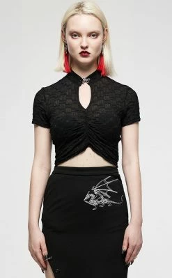 Punk Rave Bernadette Keyhole Top