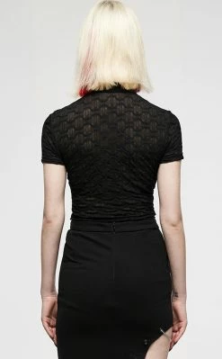 Punk Rave Bernadette Keyhole Top