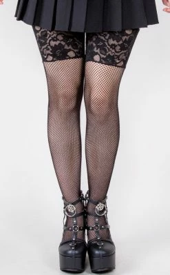 Music Legs Bettina Boudoir Stockings