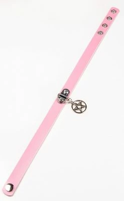 Cold Black Heart Betty Sin Choker | Pink