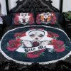 Drop Dead Gorgeous Bite Me Round Blanket Home & Gifts 2 Drop Dead Gorgeous Bite Me Round Blanket Home & Gifts