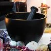 TB Witchcraft Black Cast Iron Mortar & Pestle