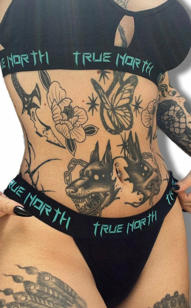 True North Collective Black Loungewear Thong 3 True North Collective Black Loungewear Thong