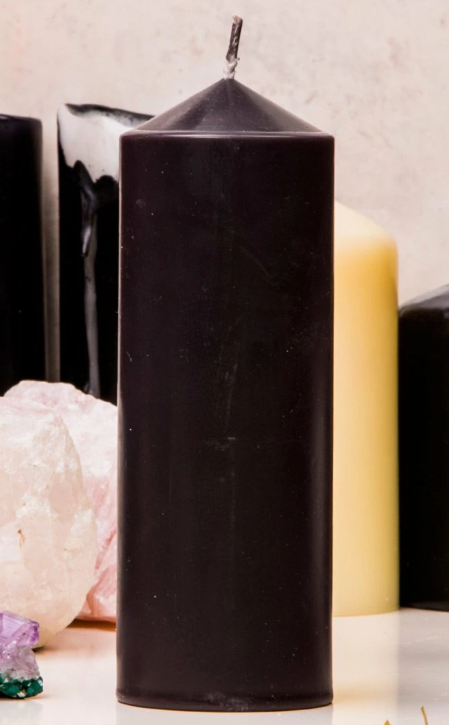 Black Ritual Spell Candles - Medium Witchcraft 4 Black Ritual Spell Candles - Medium Witchcraft