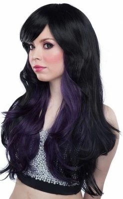 Rockstar Wigs Black & Violet Downtown Girl Wig