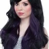Rockstar Wigs Black & Violet Downtown Girl Wig