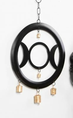 TB Black Wind Chime | Triple Moon Home & Gifts