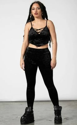 Killstar Blasphemia Strappy Top Clothing