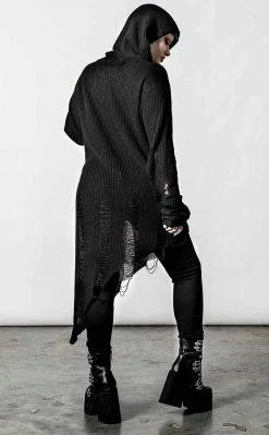 Killstar Clothing Blitzed Hooded Sweater