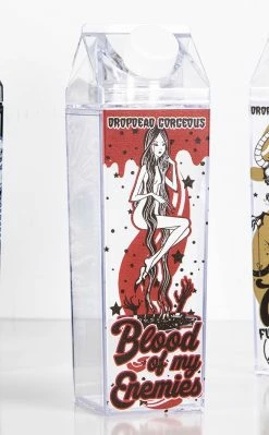 Drop Dead Gorgeous Blood Of My Enemies Milk Carton Drink Bottle 7 Drop Dead Gorgeous Blood Of My Enemies Milk Carton Drink Bottle