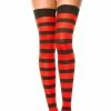 Music Legs Bloody Stripes | Thigh High Stockings Clothing