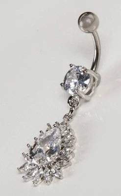 TB Jewellery Blooming Teardrop Navel Ring