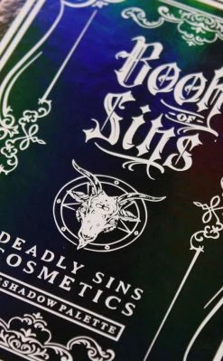 Deadly Sins Cosmetics Beauty Book Of Sins Eyeshadow Palette
