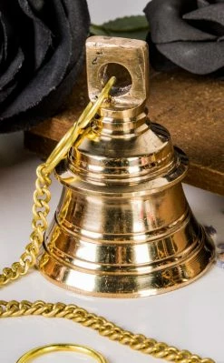 TB Witchcraft Brass Bell On Chain