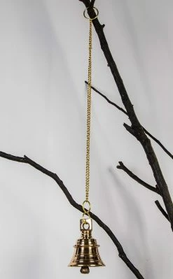 TB Witchcraft Brass Bell On Chain