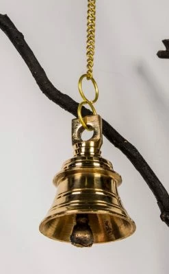 TB Witchcraft Brass Bell On Chain