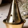 Brass Incense Burner Set Of 4 1 Brass Incense Burner Set Of 4