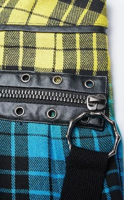 Punk Rave Bright Stuff Tartan Skirt Clothing 16 Punk Rave Bright Stuff Tartan Skirt Clothing