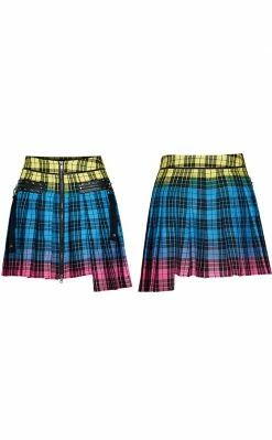 Punk Rave Bright Stuff Tartan Skirt Clothing 17 Punk Rave Bright Stuff Tartan Skirt Clothing
