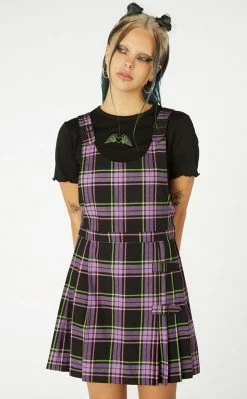 Black Friday Bright Tartan Pinafore Clothing