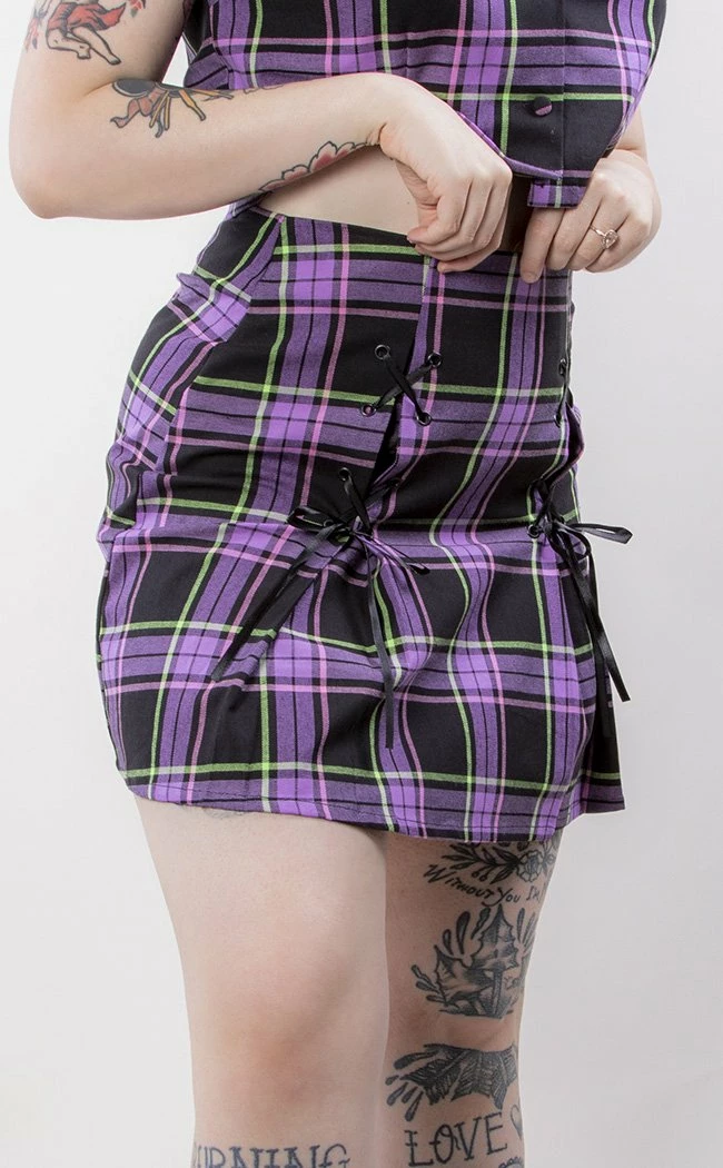 Black Friday Bright Tartan Skirt 5 Black Friday Bright Tartan Skirt