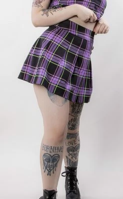 Black Friday Bright Tartan Skort 12 Black Friday Bright Tartan Skort