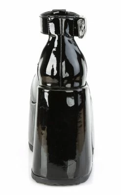 Demonia CAMEL-103 Black Patent Platform Mary Janes Shoes