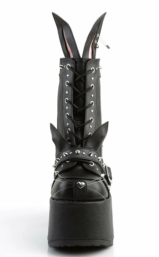 Demonia CAMEL-202 Black Bunny Boots 4 Demonia CAMEL-202 Black Bunny Boots