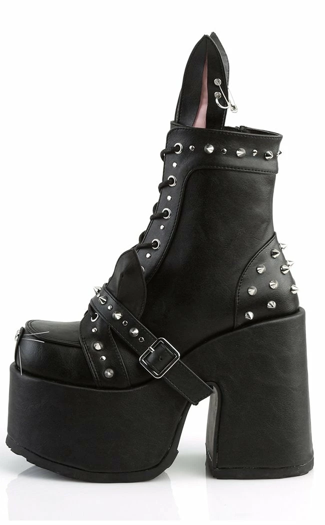 Demonia CAMEL-202 Black Bunny Boots 5 Demonia CAMEL-202 Black Bunny Boots
