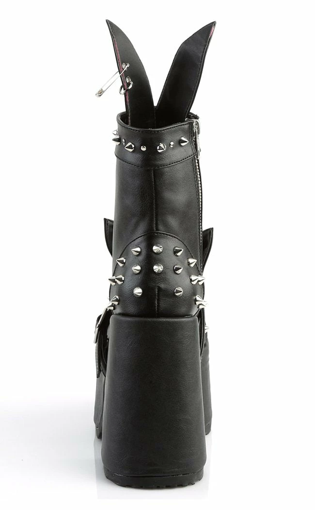 Demonia CAMEL-202 Black Bunny Boots 6 Demonia CAMEL-202 Black Bunny Boots