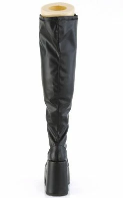 Demonia CAMEL-300WC Black Matte Vegan Thigh High Boots | Wide Calf 17 Demonia CAMEL-300WC Black Matte Vegan Thigh High Boots | Wide Calf
