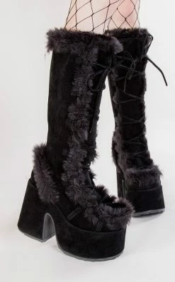 Demonia CAMEL-311 Black Boots (Au Stock) Shoes