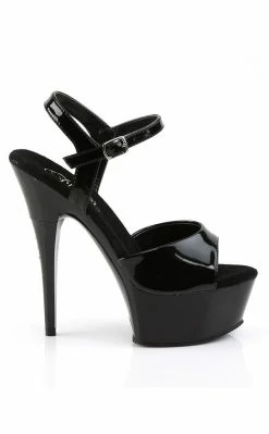 Pleaser Pole Shoes CAPTIVA-609 Black Heels
