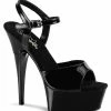 Pleaser Pole Shoes CAPTIVA-609 Black Heels
