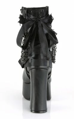 Demonia CHARADE-110 Black Lace Boots 10 Demonia CHARADE-110 Black Lace Boots